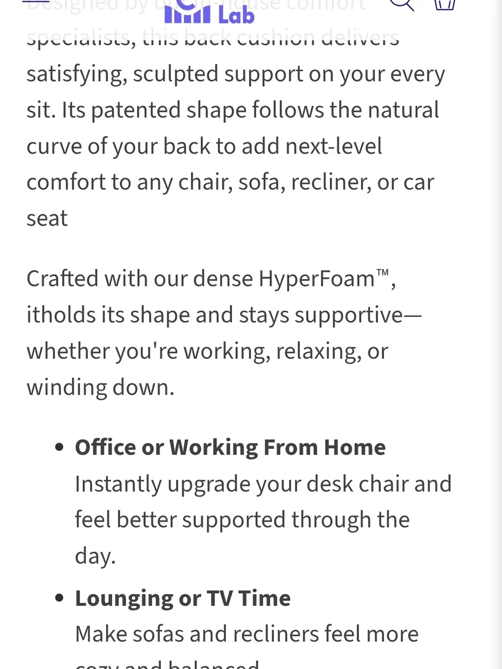 Cloud Cradle Car Seat Cushion by — Black